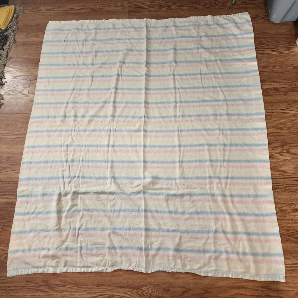 Pastel Stripe‎ Baby Blanket Crib 70